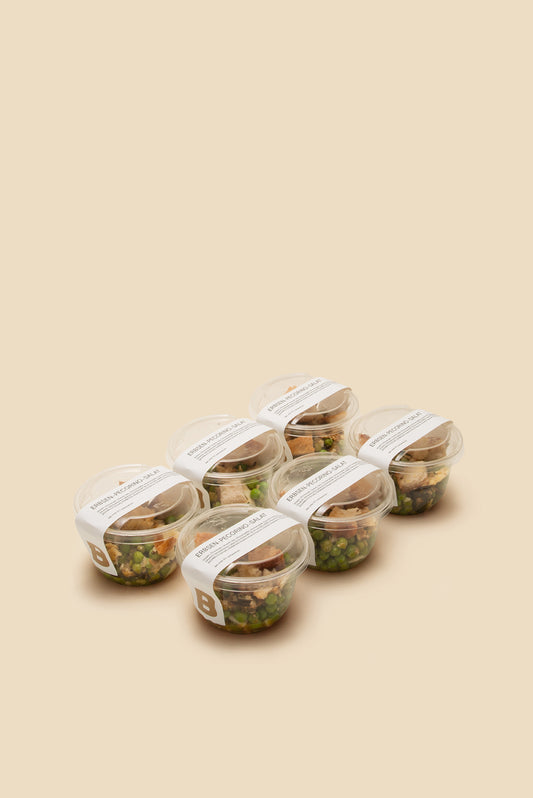 ERBSEN-PECORINO-SALAT