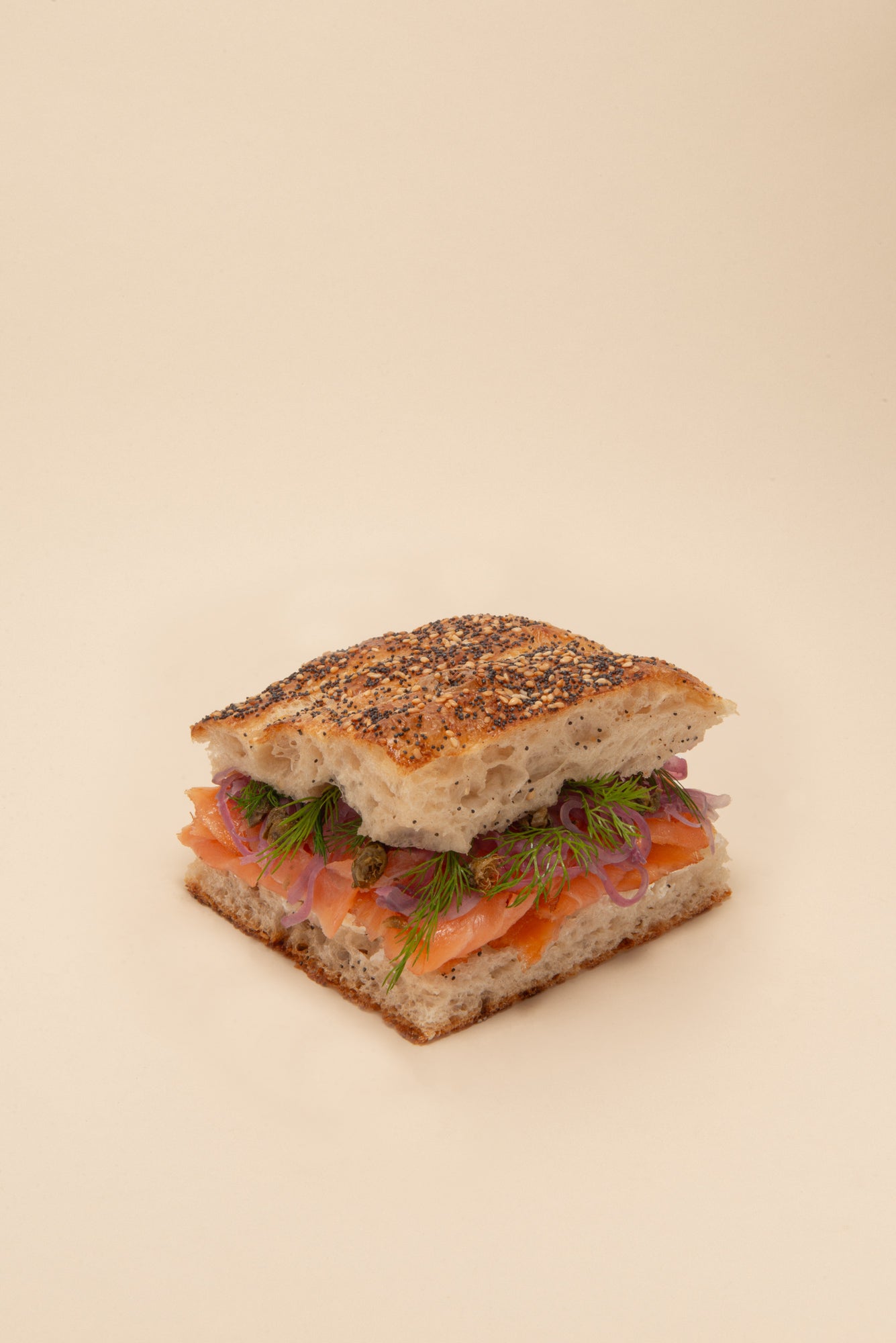 LACHS FOCACCIA