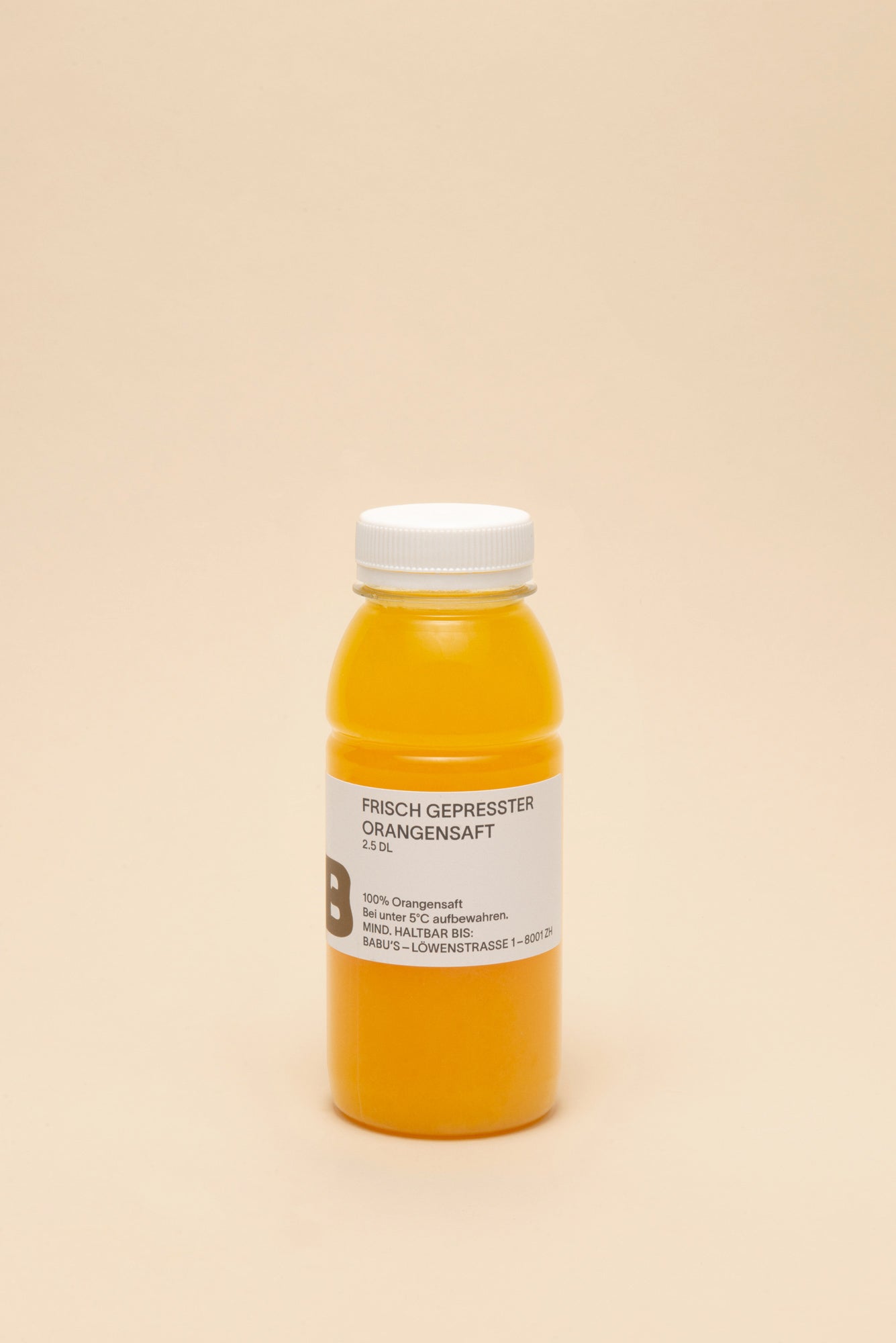 frisch gepresster orangensaft aufbewahren ORANGENSAFT 2.5DL – Babu's