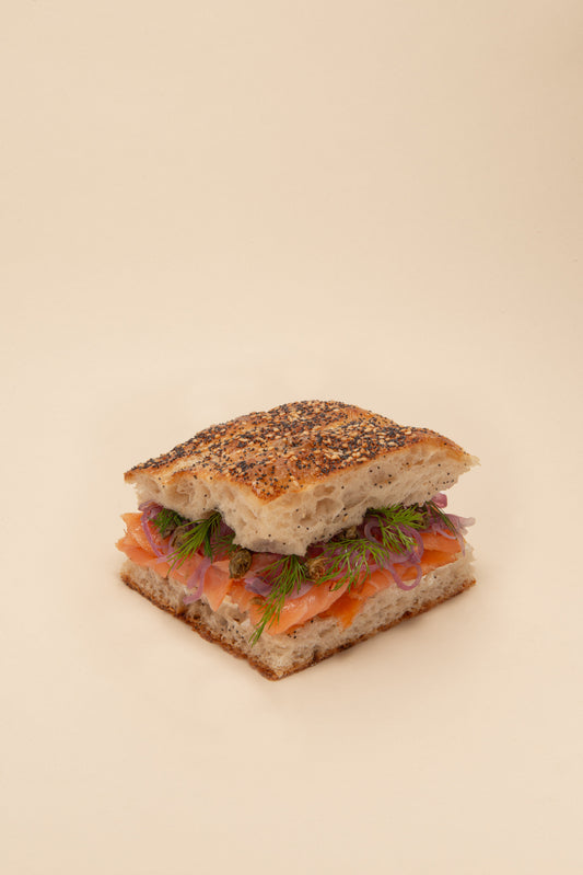 LACHS FOCACCIA